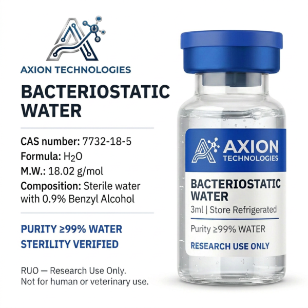 Reconstitution Water research vial