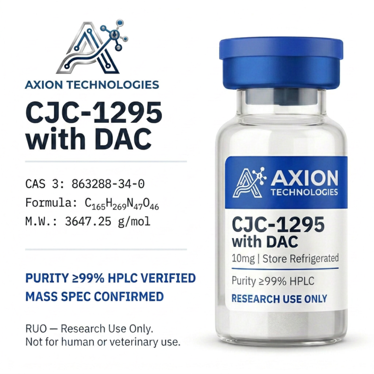 CJC-1295 w/ DAC for laboratory research - Axion Research Peptides