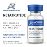 Retatrutide for laboratory research - Axion Research Peptides