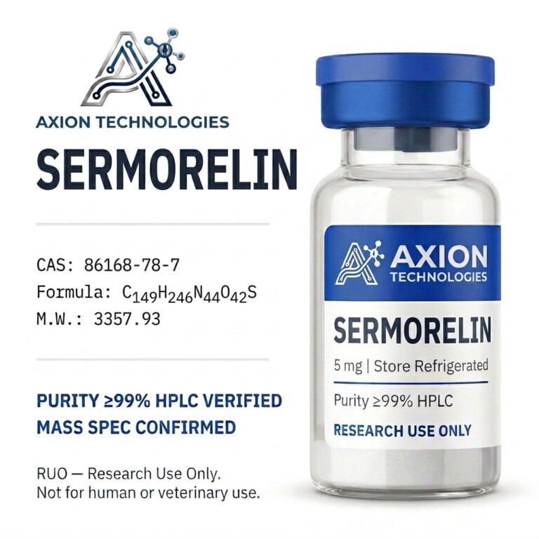 Sermorelina for laboratory research - Axion Research Peptides
