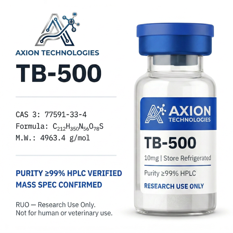 Thymosin Beta 4 (TB-500) for laboratory research - Axion Research Peptides