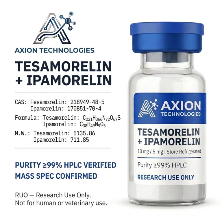 Tesamorelina + Ipamorelina for laboratory research - Axion Research Peptides