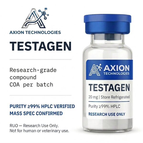 Testagen research vial