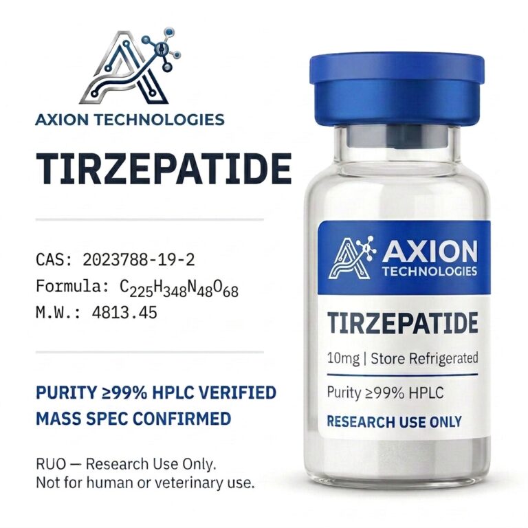 Tirzepatide for laboratory research - Axion Research Peptides