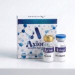 PE-22-28 10 mg lyophilized research peptide vial and Axion Research Peptides box